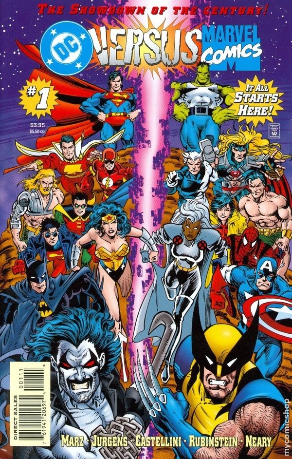 Download the "DC vs. Marvel" episode.